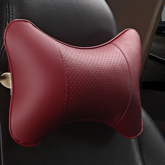 Leather Car Neck Pillow and Headrest
